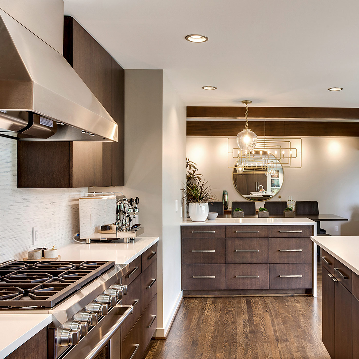 whole home remodel of an historic mid century modern kitchen in the sought after Bridlemile neighborhood of Portland Oregon