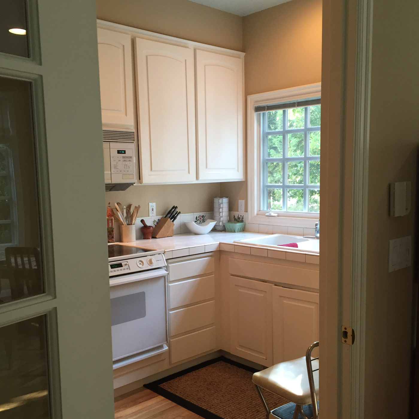 A gorgeous traditional kitchen remodel of an English Tudor cottage in forest heights