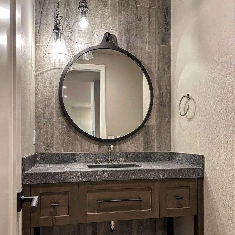 sunriver-interior-designer-rustic-modern-powder-room sunriver interior designer, rustic modern bathroom